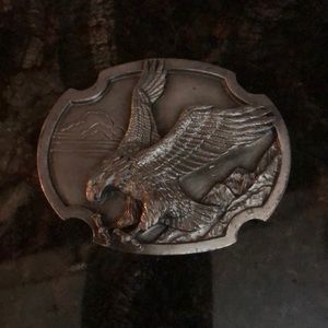 Siskiyou Eagle & Mountains Belt Buckle